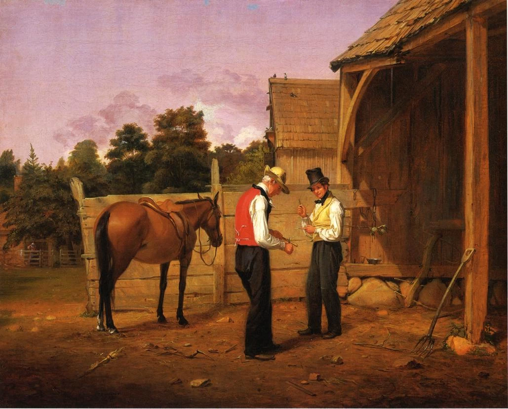 Contrattazione per un cavallo 1835 - New, York Historical Society